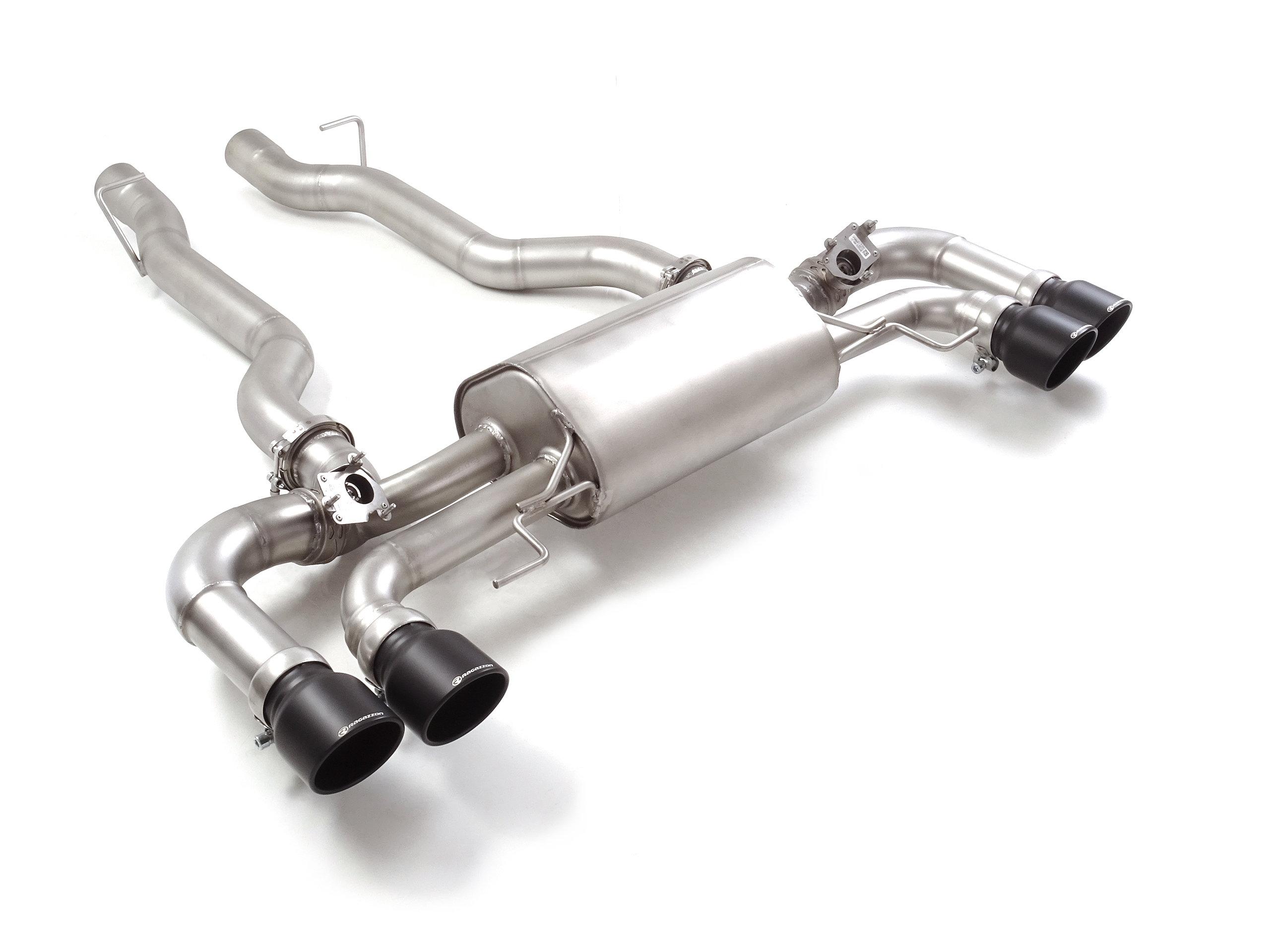 Sportauspuff BMW M850i F91 Cabrio 2x102mm mit Klappe | Ragazzon