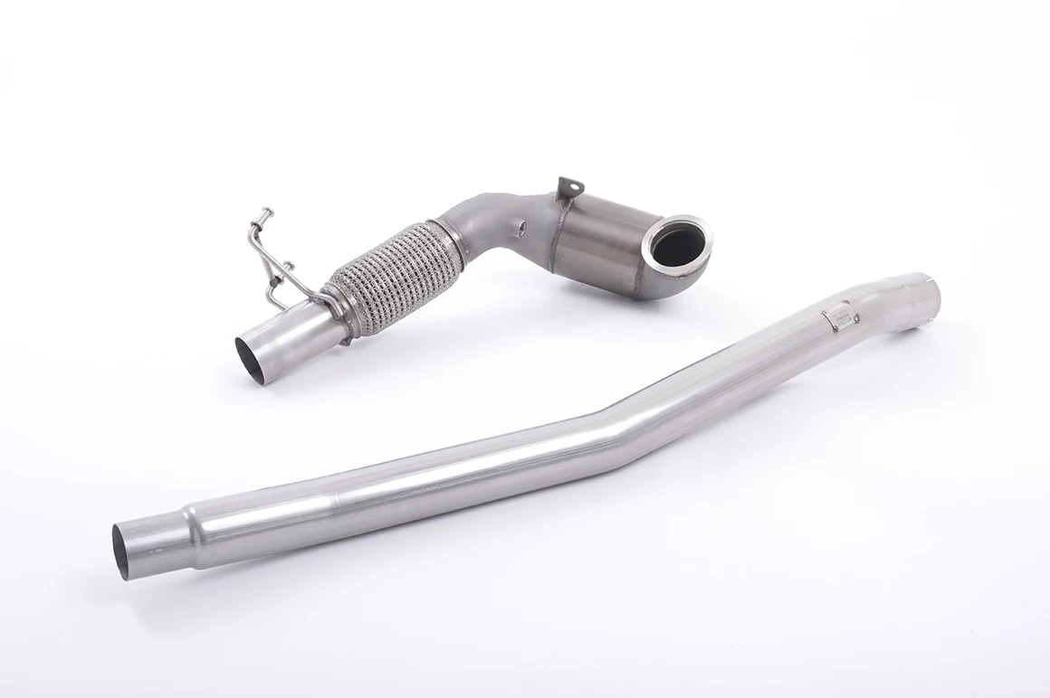 Milltek Sport Downpipe passend für Audi S3 2.0 TFSI quattro & Seat Leon ST Cupra 300 4x4 & VW Arteon 2.0TSI 280PS & VW Golf Mk7 2.0TFSI Alltrack Estate Station Wagon Combi 4-Motion & VW Golf Mk7 & 7.5 R 2.0 76,2mm