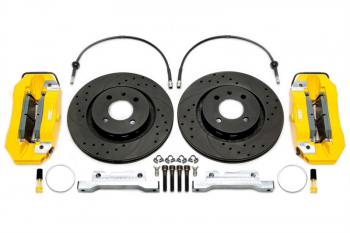 TA Technix 4-Kolben Bremsanlage-Upgrade Smart Fortwo/Forfour 453 – gelb