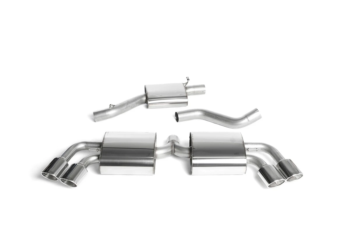 Milltek Auspuffanlage passend für Audi TT Mk2 TTS quattro - gedämpft
