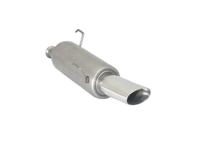 Sportauspuff Peugeot 206 CC 1.6 16V 110x65mm oval ECE | Ragazzon