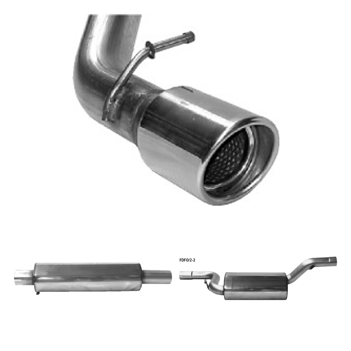 Bastuck Komplettanlage Single – Mazda Mazda 3 Mazda 3 BK (nicht Kombi) 2.0l Benziner
