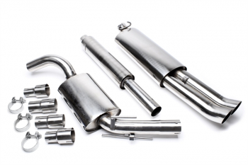 TA Technix Abgasanlage VW Golf II 19E – 2x76mm DTM, EG