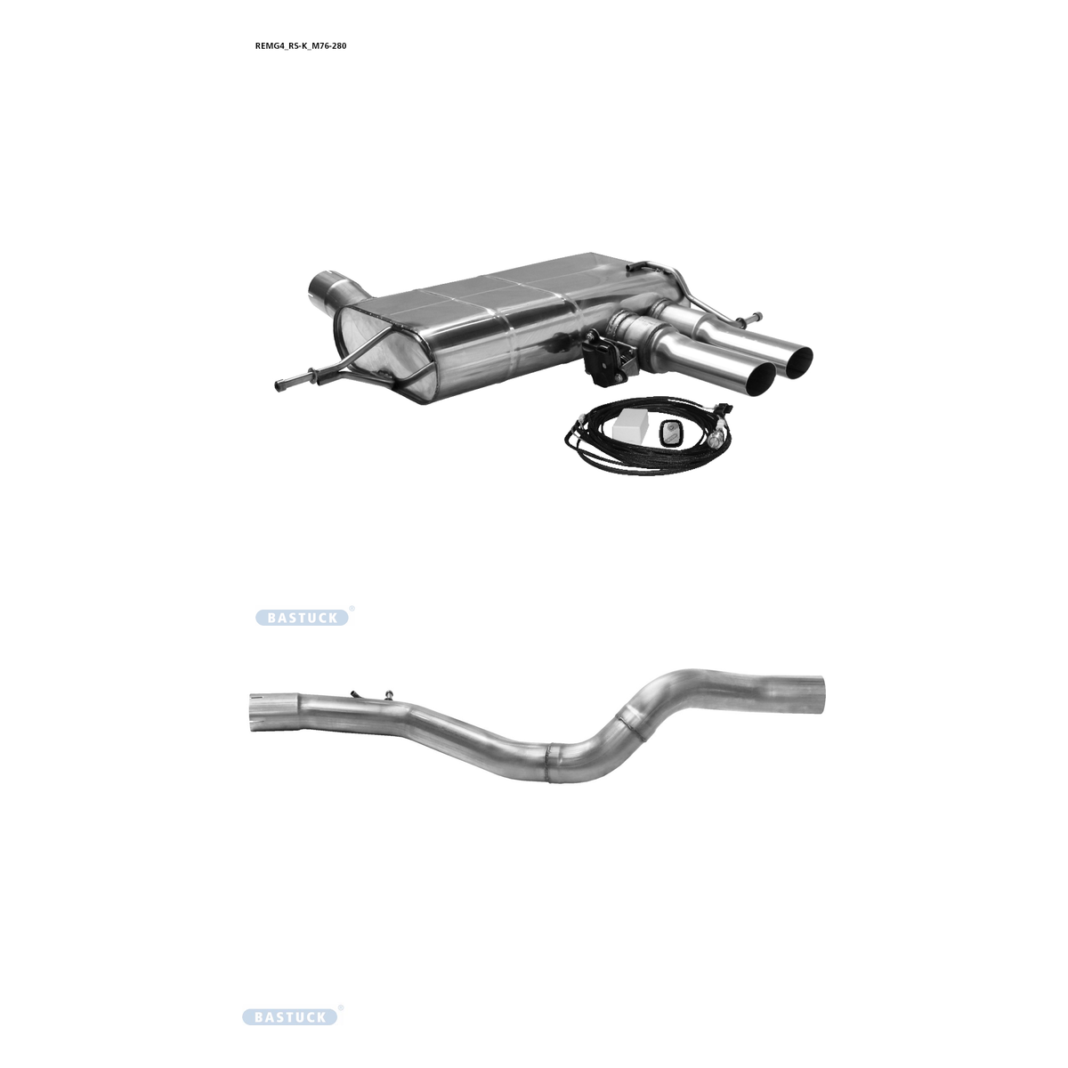 Bastuck Komplettanlage – Renault Megane Megane 4 RS 1.8l