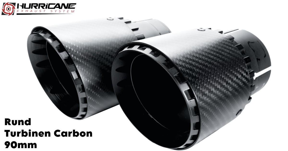Rund Turbinen Carbon (90mm)