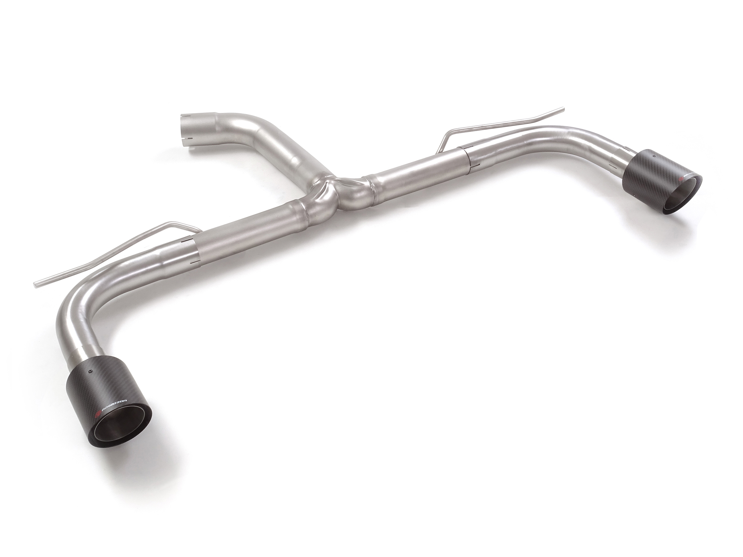 Endrohr-Set Cupra Leon 2.0 TSI 2x100mm rund Carbon Shot | Ragazzon