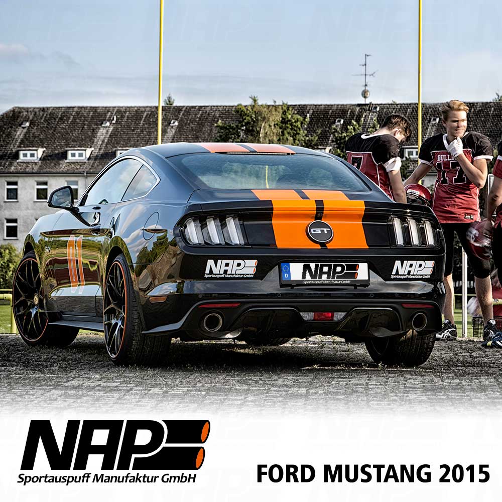 NAP Sportauspuff passend für Ford Mustang 2015