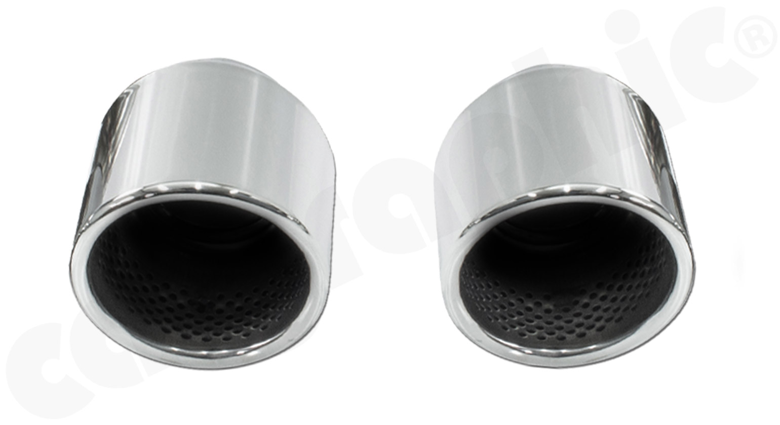 CARGRAPHIC Sport Endrohre für Porsche 718 Boxster / Cayman GTS GT4 RS 4,0L 3,8L