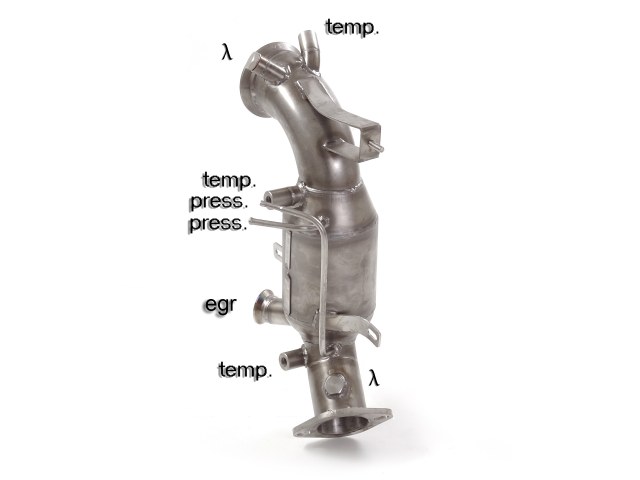 Downpipe + DPF-Ersatzrohr Set Alfa Romeo Giulia 2.2TD Q4 | Ragazzon