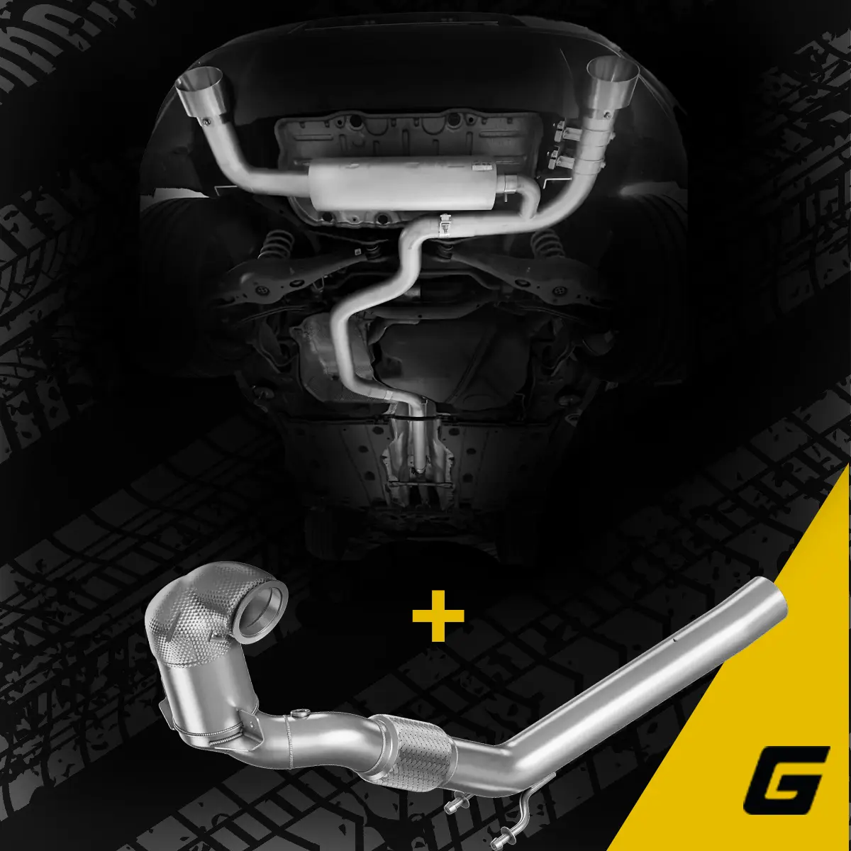 GRAIL ECE Bundle | VW Golf 7 GTI Facelift | Klappenanlage + HJS Downpipe