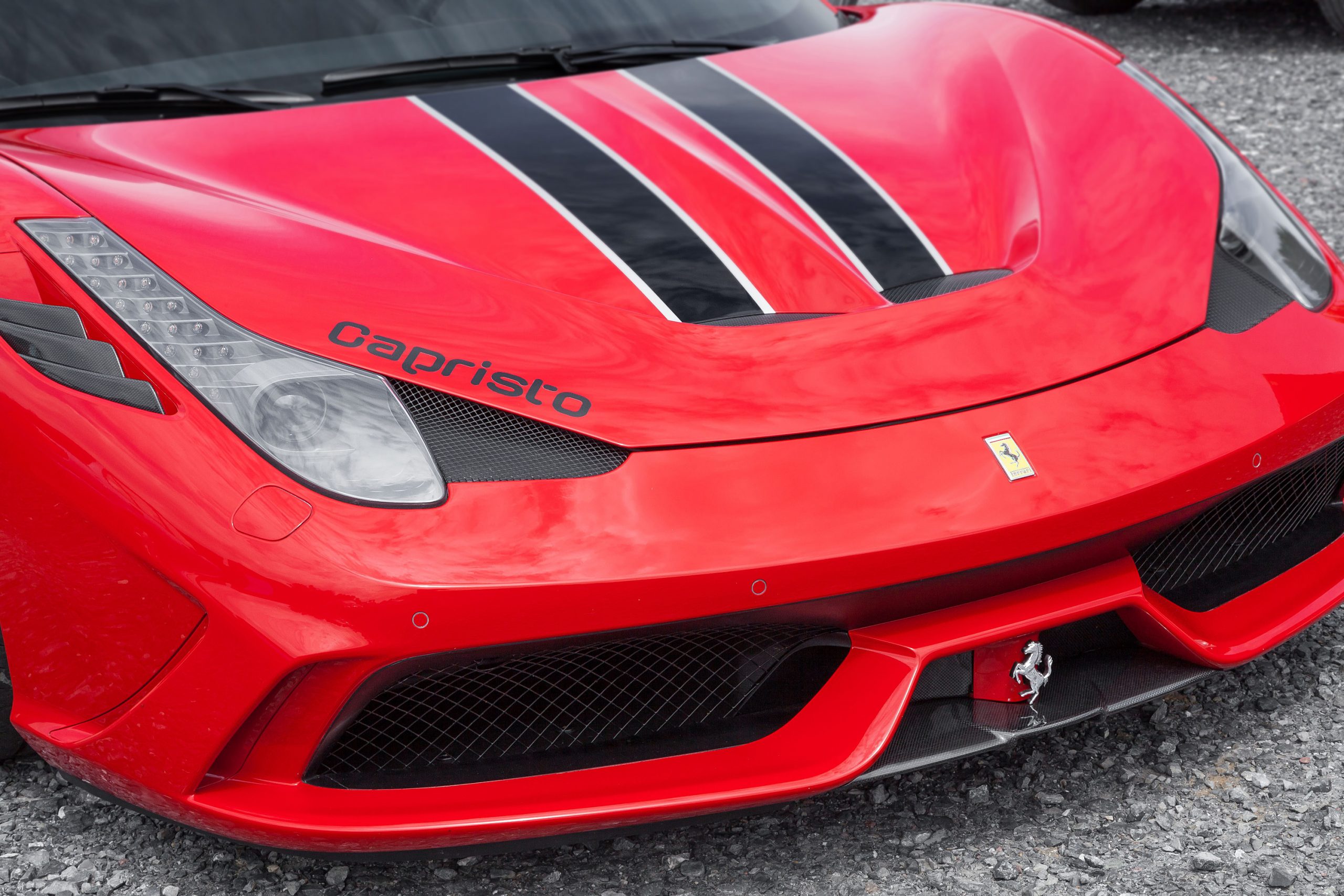 Capristo Carbon Frontspoiler Ferrari 458 Vollcarbon glanz