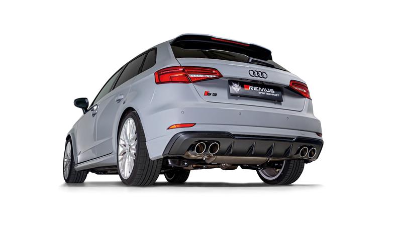 Remus Sportauspuff inkl. EG für Audi S3 8V Quattro 2.0 TFSI
