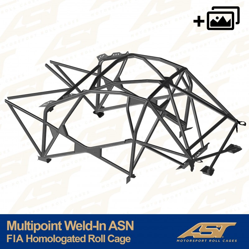 Kafig mit FIA-Homologation BMW 3-Series (E46) 2-door Coupe MULTIPOINT WELD IN ASN