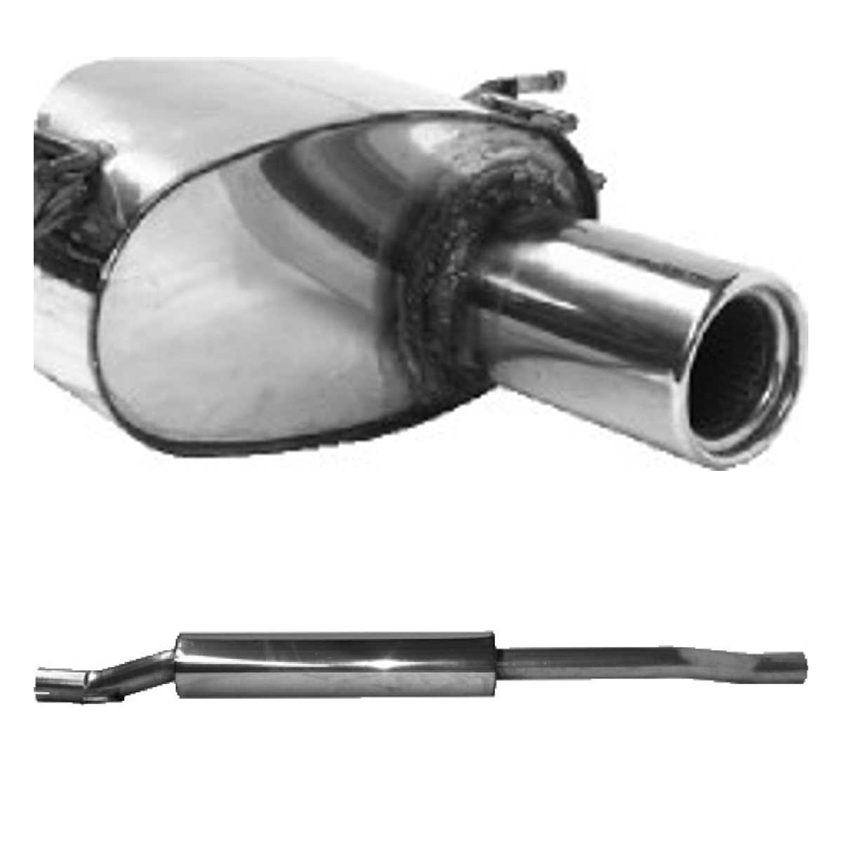 Bastuck Komplettanlage Single – BMW Mini R56 Mini R56 One / Cooper