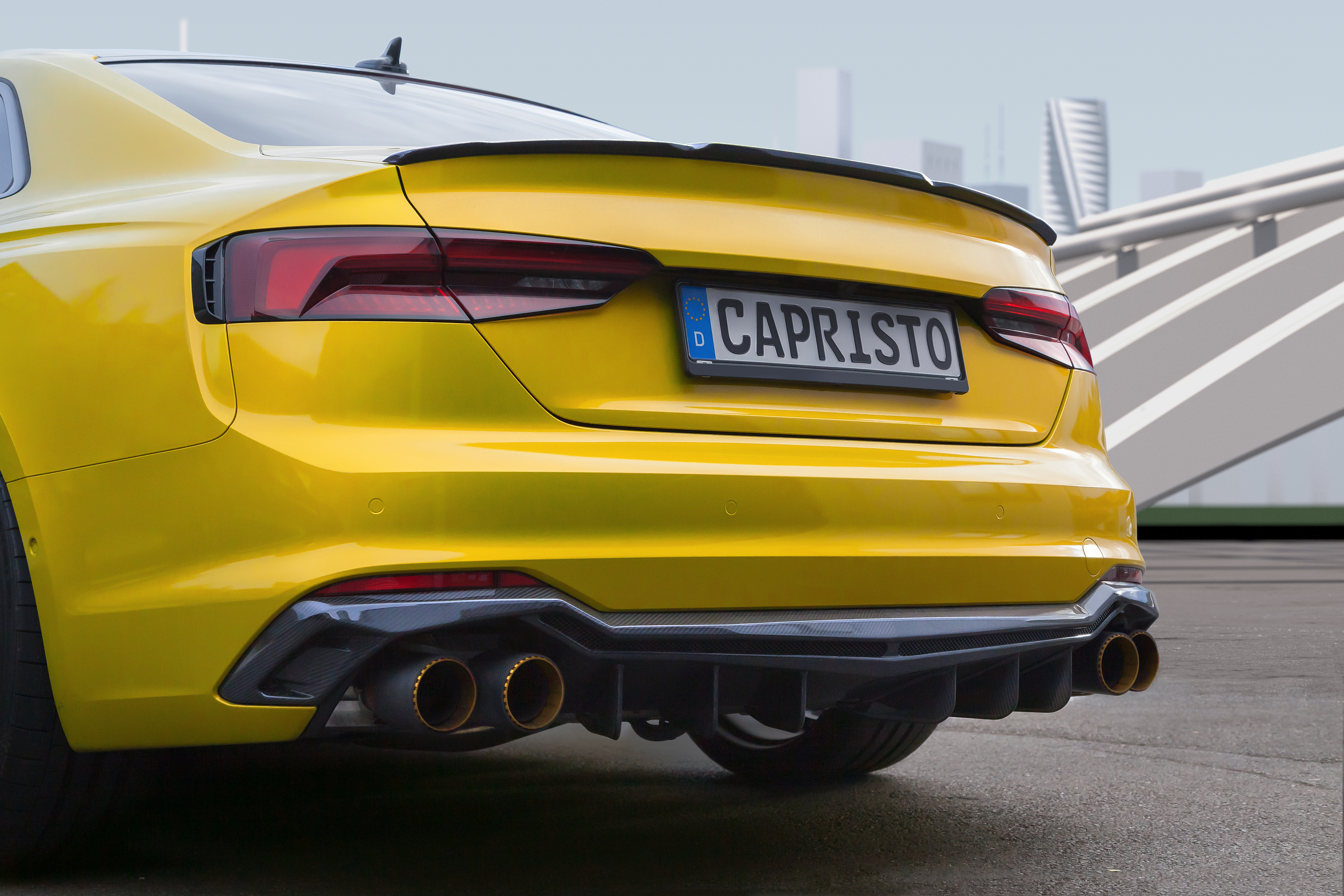 Capristo Heckspoiler aus Vollcarbon für Audi RS5 F5 – Vor-Facelift (matt)