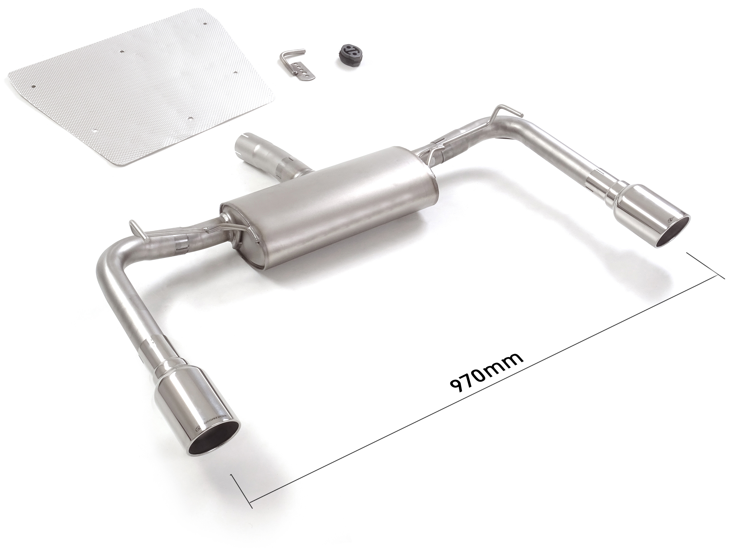 Sportauspuff Alfa Romeo Giulietta 1.4 TB 2x90mm ECE | Ragazzon