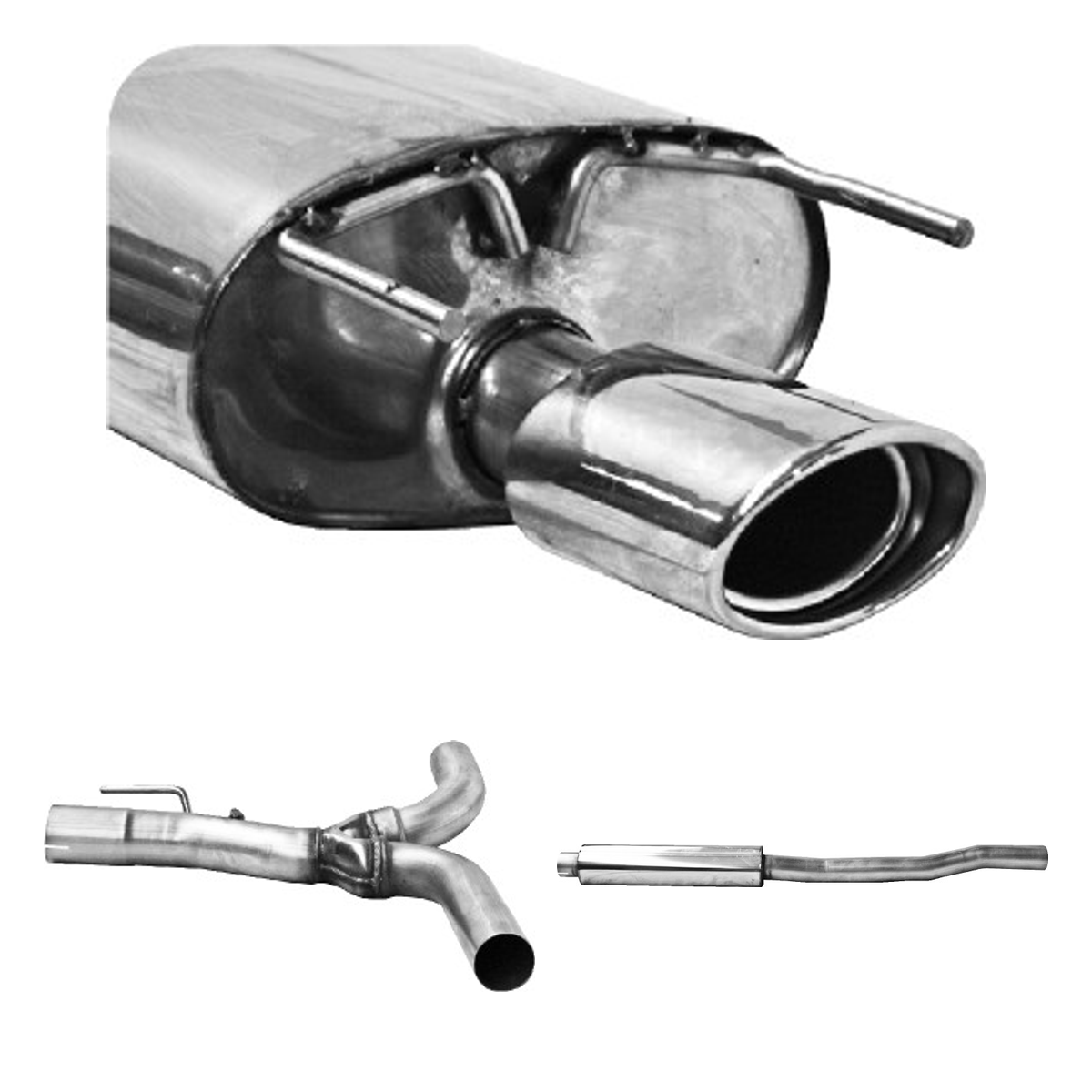 Bastuck Komplettanlage Twin – Opel Insignia A Insignia Limousine 4WD