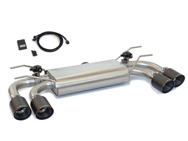 Sportauspuff Abarth 124 Spider 1.4T 2x100mm Carbon Shot ECE | Ragazzon