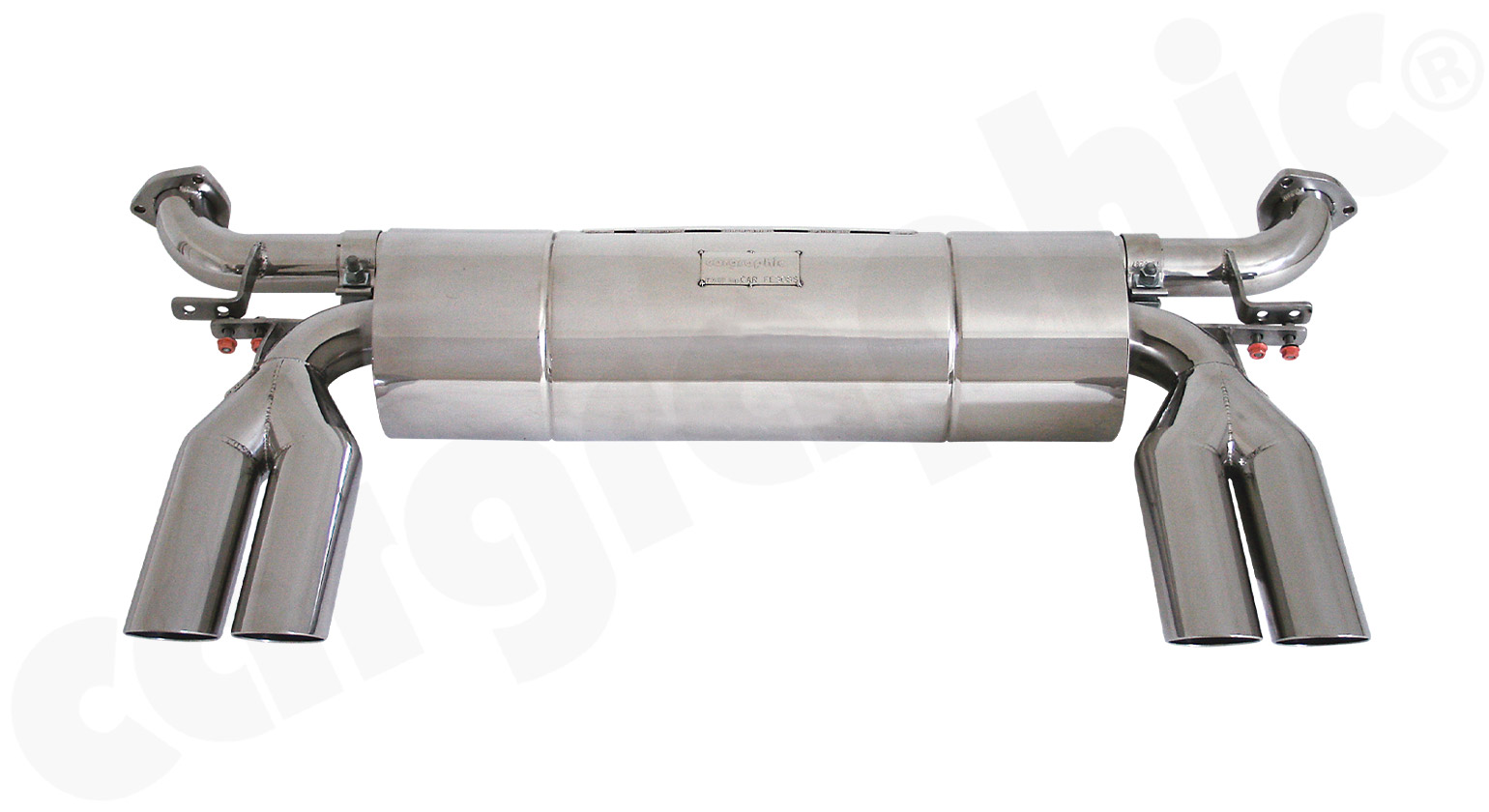 Cargraphic Sport Endschalldämpfer Ferrari 308/328/Mondial 4x70mm rund