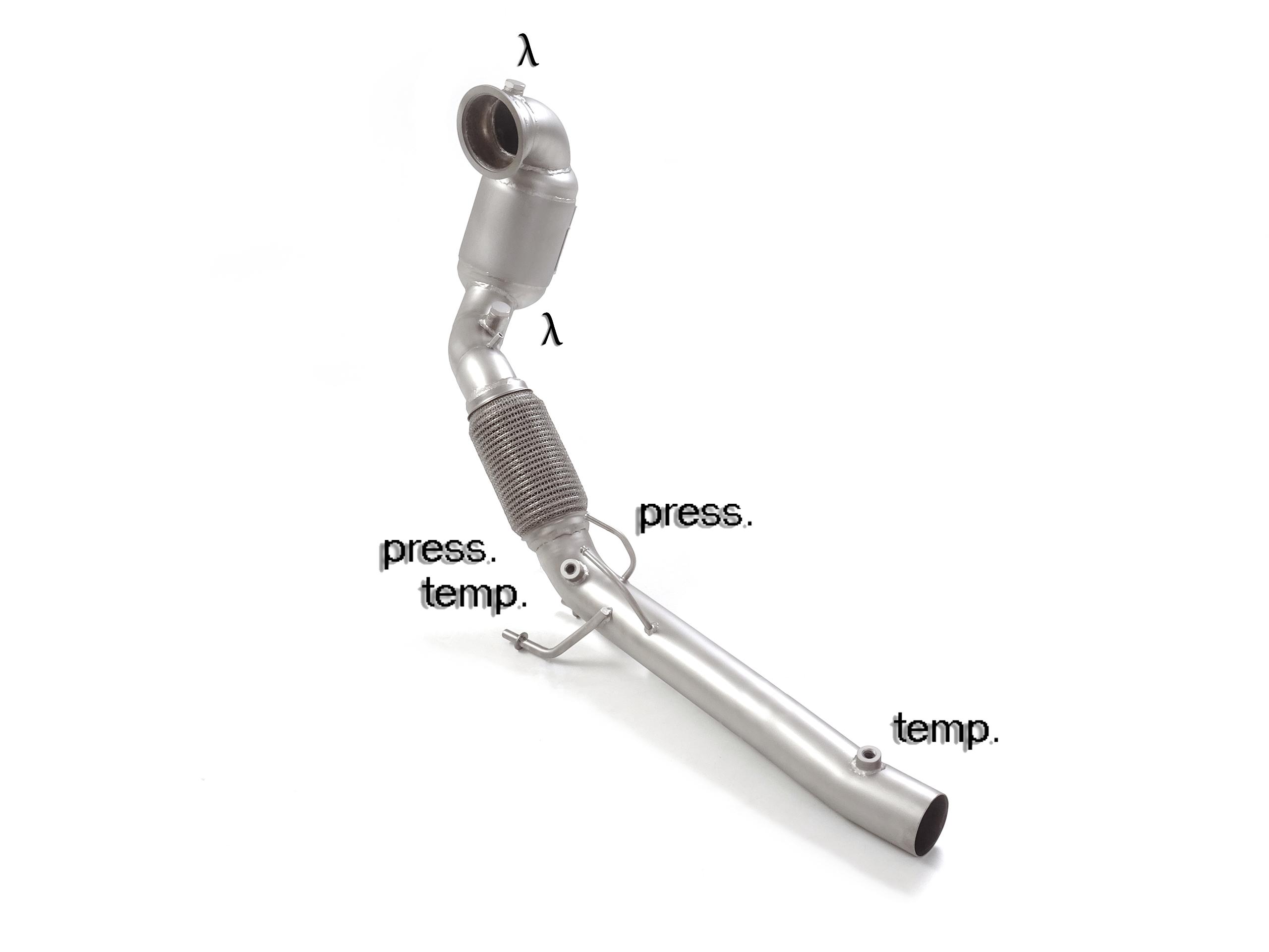 Downpipe + OPF-Ersatzrohr VW Polo 6 AW GTI 2.0 TSI | Ragazzon