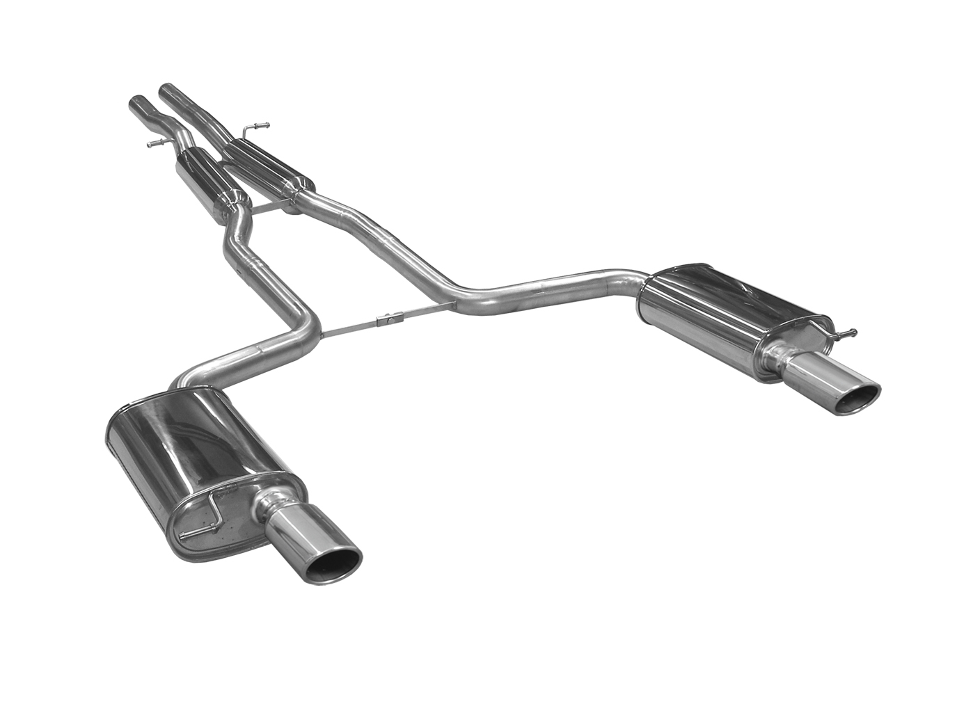 BN-Pipes Sportauspuff Audi A6 4F Quattro Edelstahl mit Gutachten