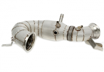 TA Technix Downpipe Mercedes M276 – mit Hitzeschild und Katalysator
