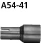 Adapter auf Serienanlage auf Ø 41.0 mm