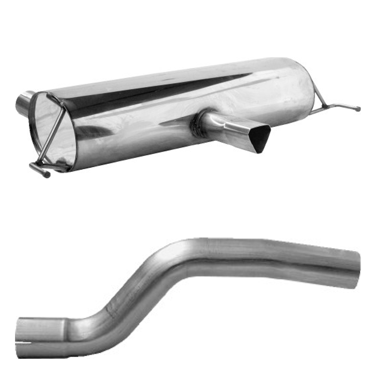 Bastuck Endschalldämpfer Central – Opel Corsa Corsa D OPC
