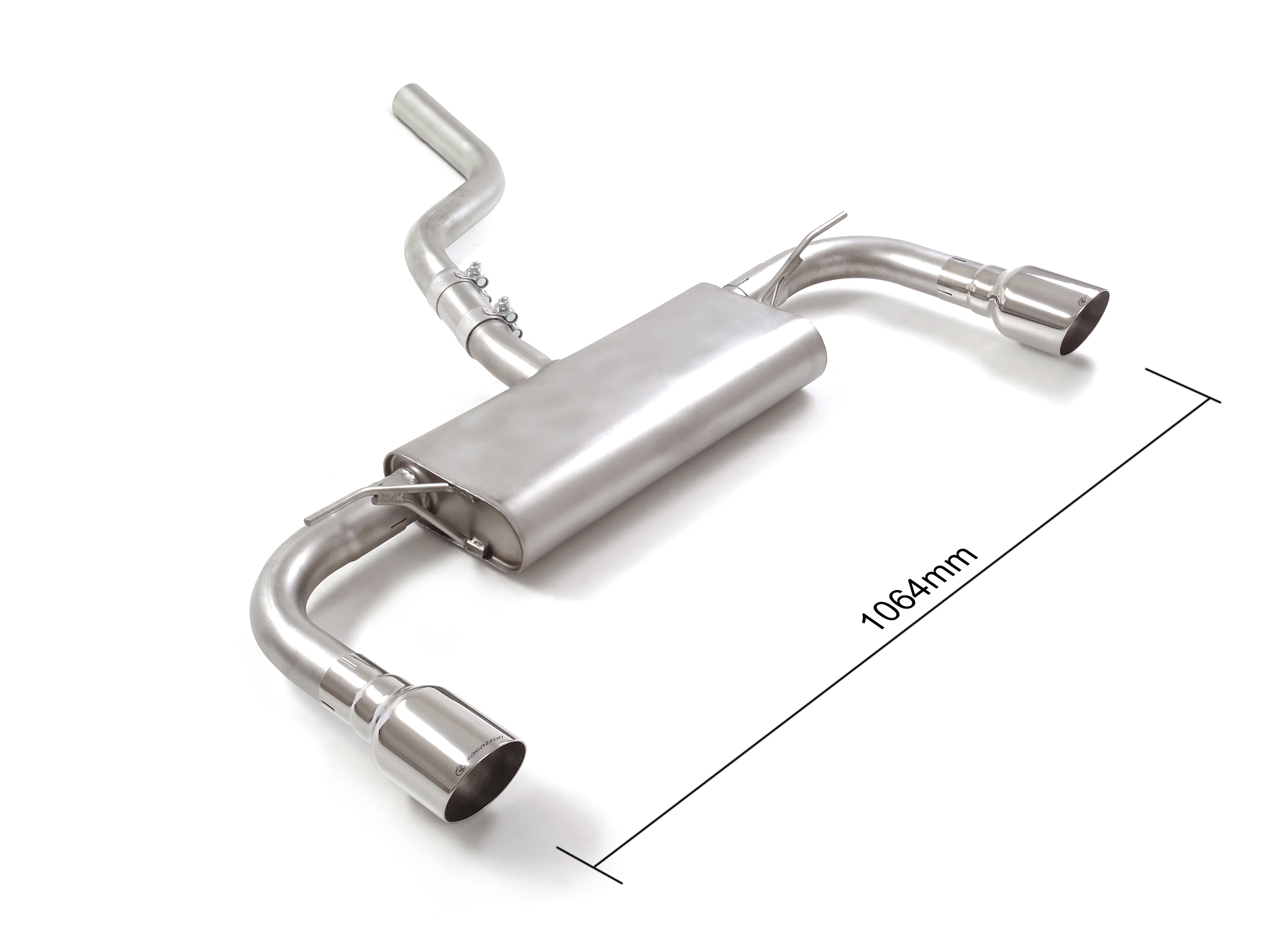 Sportauspuff Ford Focus 4 1.5 EcoBoost 2x102mm ECE | Ragazzon