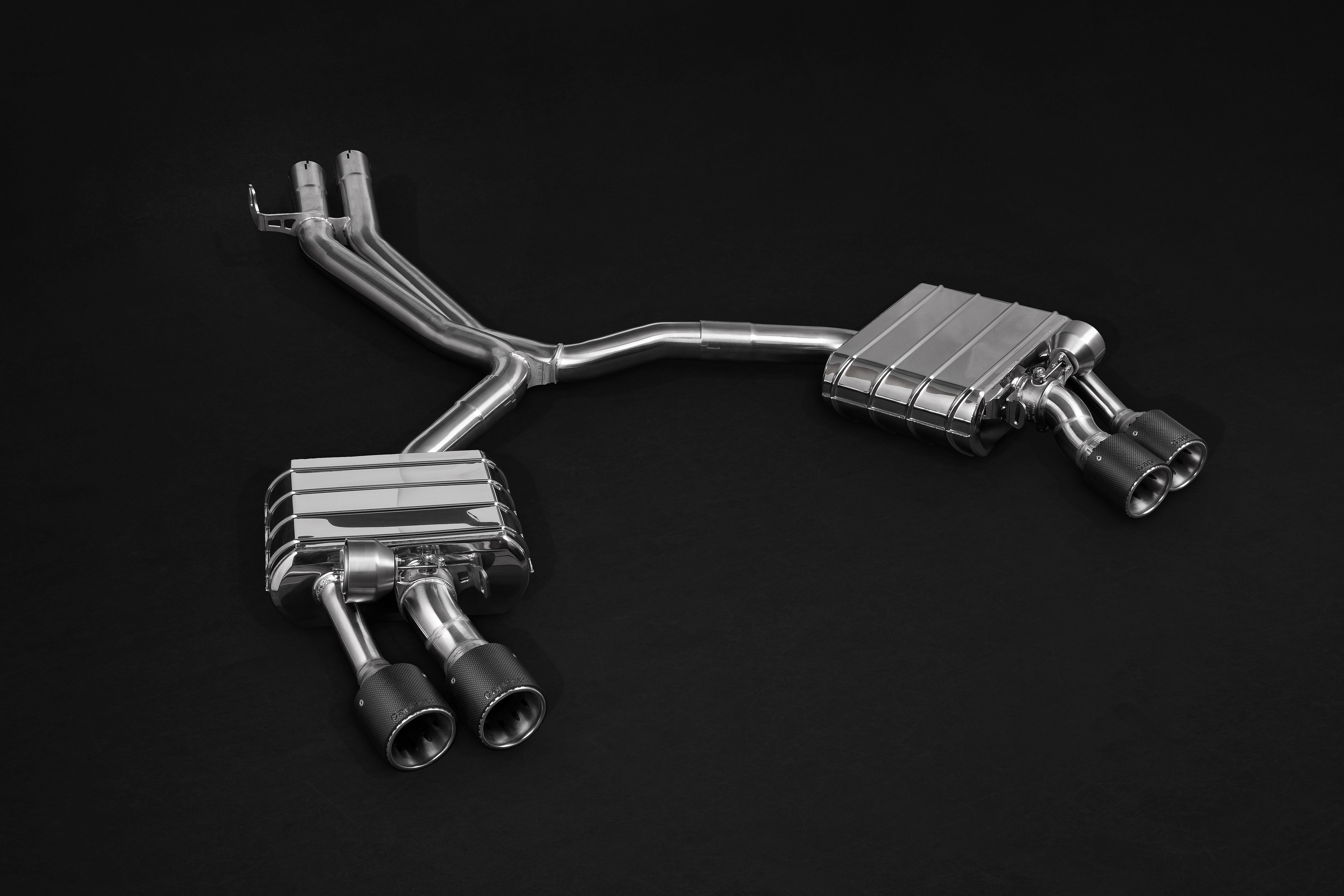 Capristo Sportauspuff mit Klappensteuerung für Audi S5 F5 – ECE & CES-3