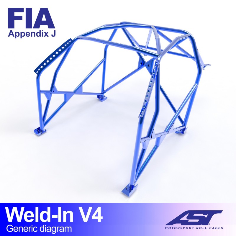 Kafig  PEUGEOT 306 (Phase 1/2) 3-door Hatchback WELD IN V4