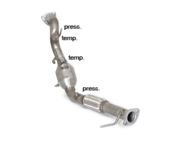 Downpipe + DPF-Ersatzrohr Set Ford Ranger 2.2 TDCi | Ragazzon