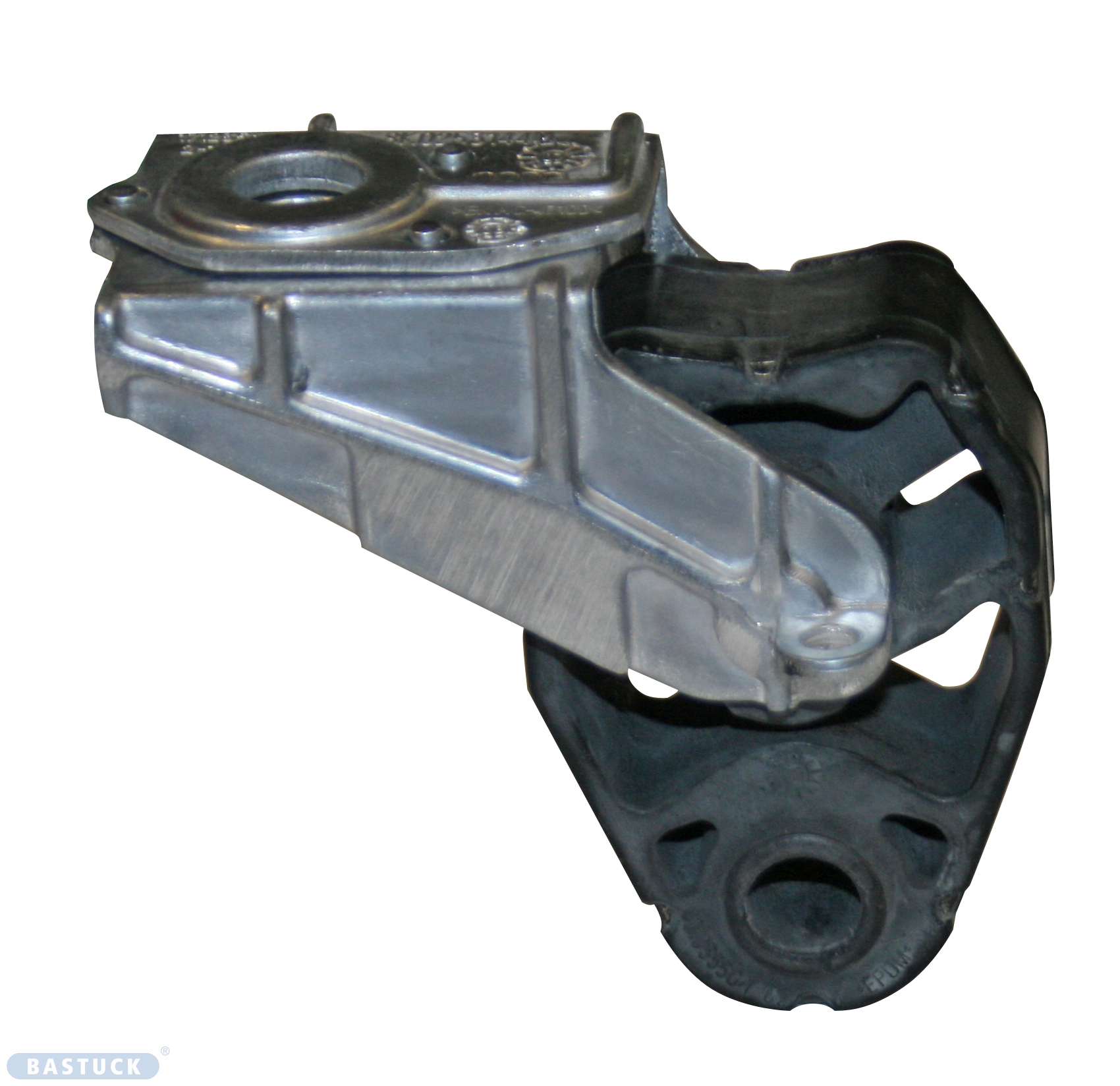 Aluminiumhalter + Gummi für Endschalldämpfer RH