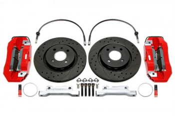 TA Technix 6-Kolben Bremsanlage-Upgrade Kit Smart 453 – rot
