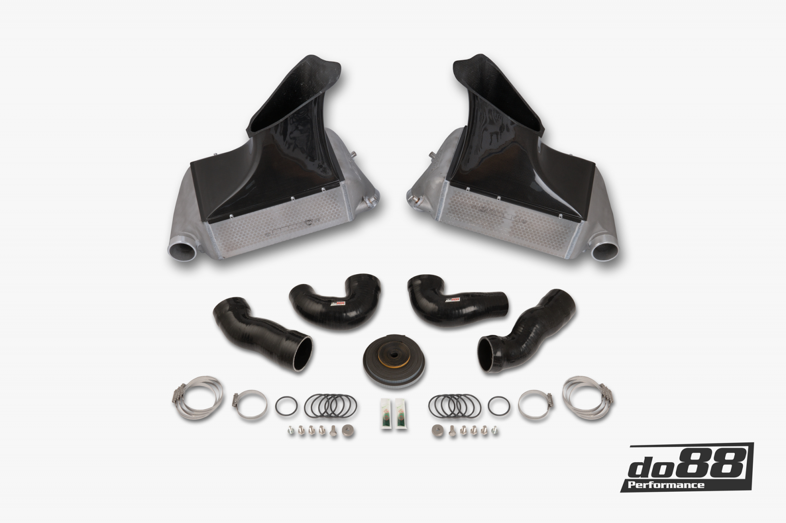 do88 MERA Ladeluftkühler-Kit Y-Rohr Porsche 911 997.2 Turbo/Turbo S