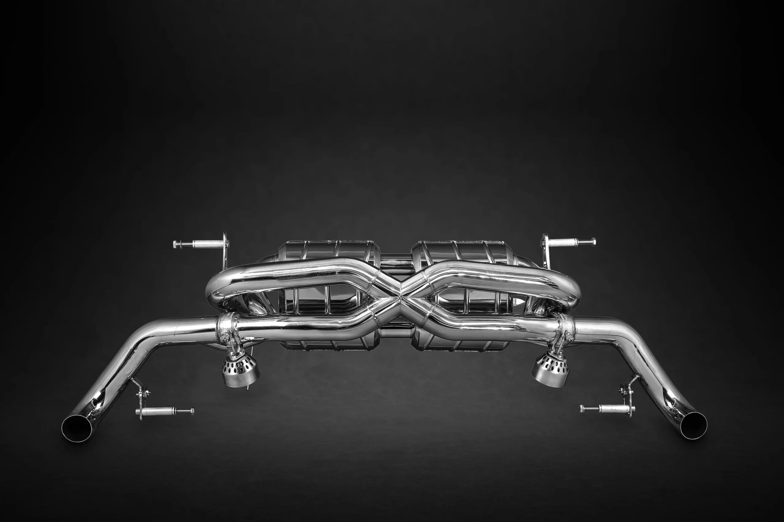 Capristo Sportauspuff mit Klappen Audi R8 V10 Vor-Facelift Motorsport EVCU-1