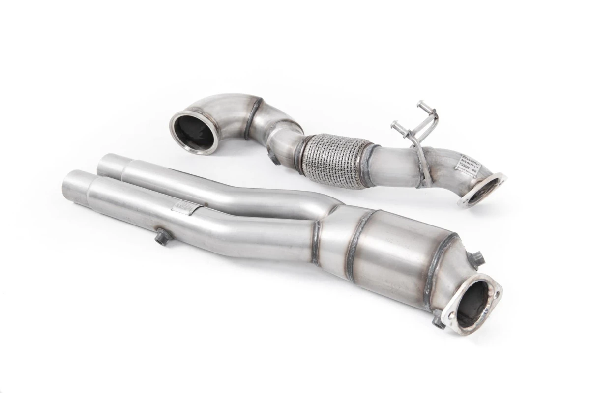 Milltek Sport Downpipe (ohne Kat) passend für Audi RS3 Saloon Sedan & Sportback 76,2mm