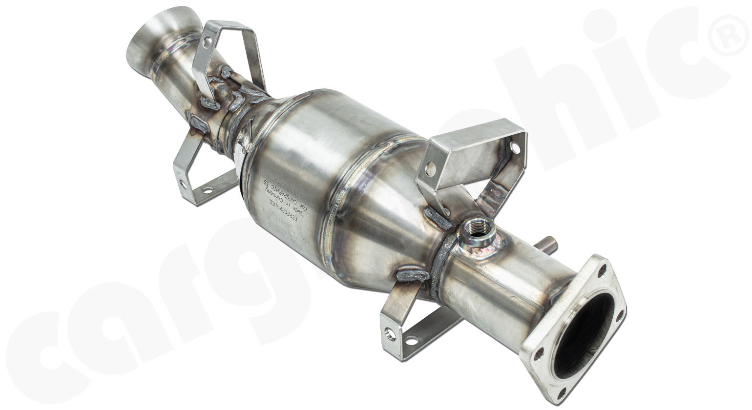CARGRAPHIC 100cpsi Ø130mm Sportkatalysator für Porsche 964