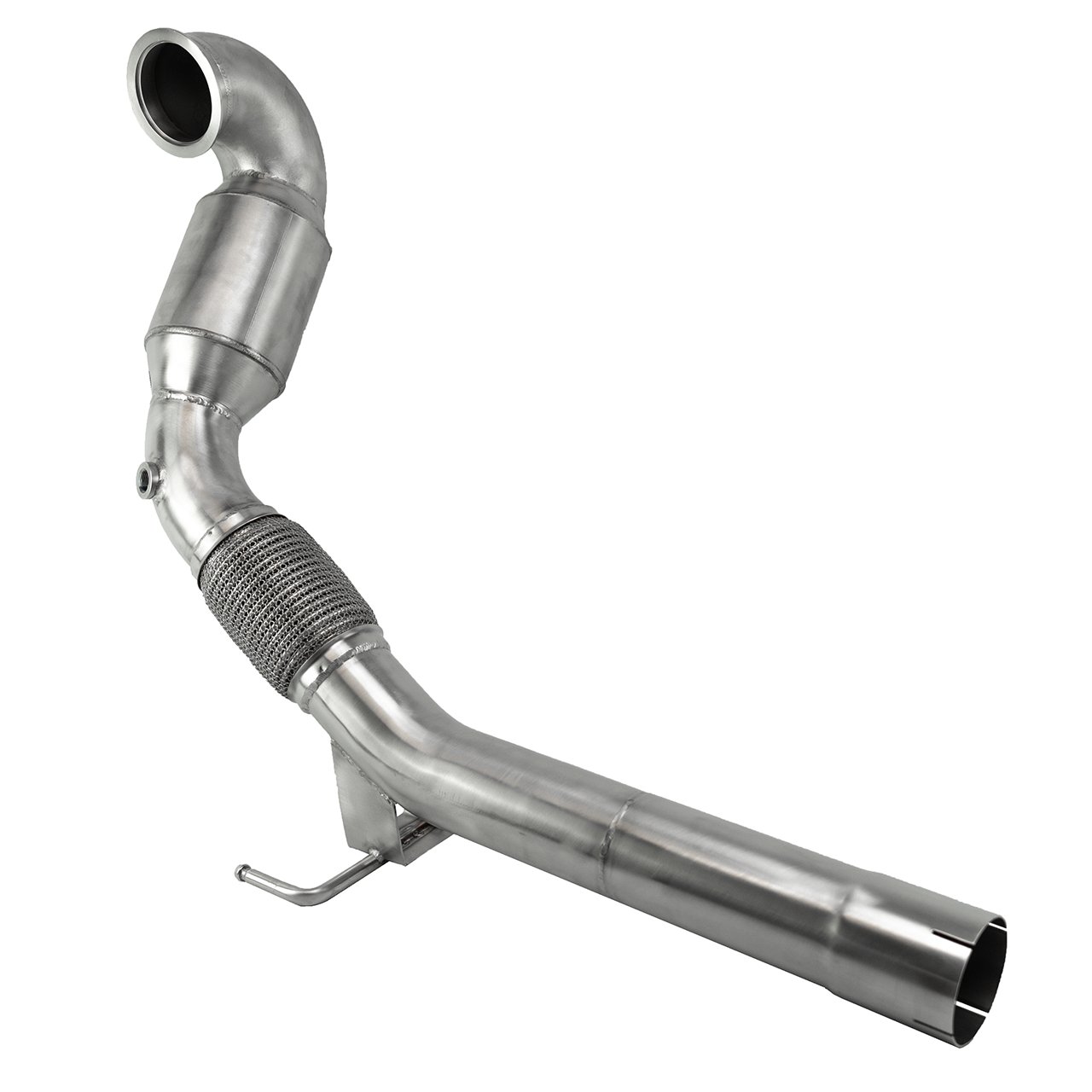 Bull-X Downpipe 3,5" Polo 6C GTI/ Ibiza Cupra 6P 1.8 TSI, Audi A1 1.8 TFSI (mit ECE*) - inkl. 100 Zellen Sportkat (ohne Betriebserlaubnis)