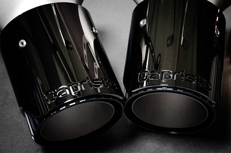 Capristo Endrohr-Set Lamborghini Huracán EVO / STO eloxiertes Aluminium