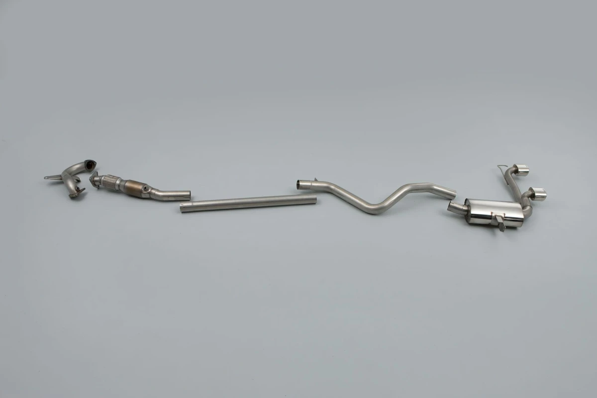 Milltek Sport Auspuffanlage passend für Renault Alpine Megane Renaultsport 230 Renault F1 Team R26R mit High-Flow-Sportkatalysator
