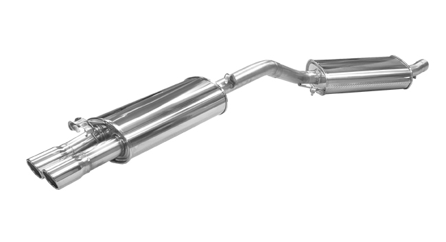 BN-Pipes Sportauspuff eintragungsfrei 60mm Audi 100 C4 2.3-2.8