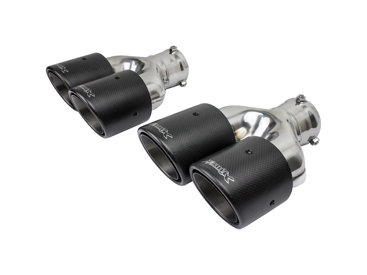 Bull-X Endrohrset Y-Style: Typ 19 Carbon versetzt 101mm