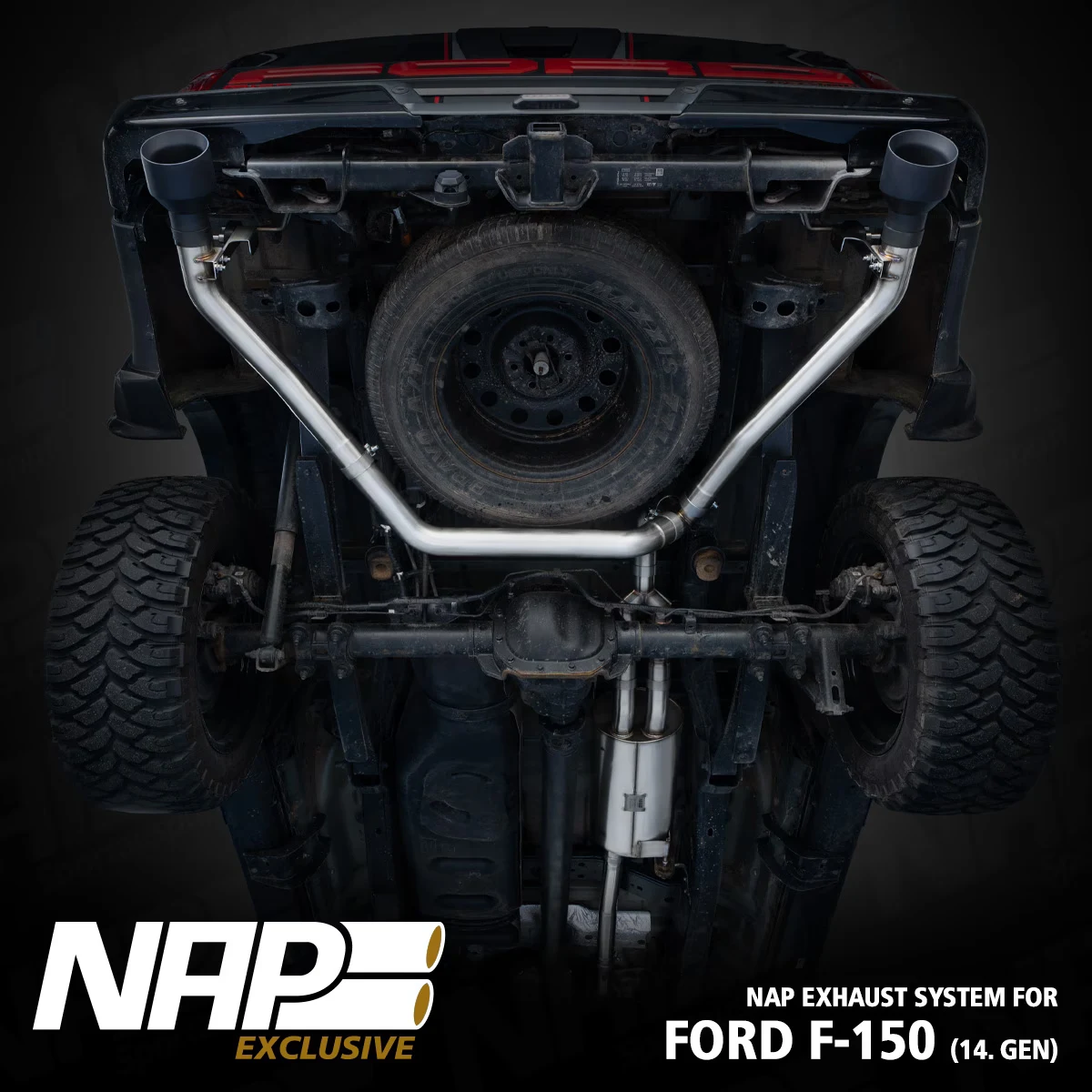 NAP Klappenauspuff passend für Ford F-150 (14. Gen.)