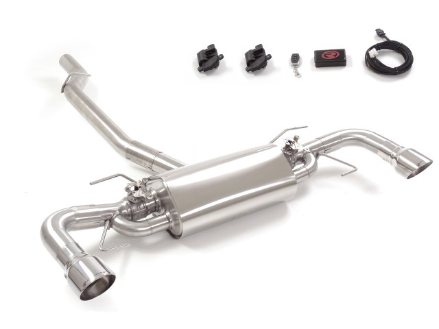 Sportauspuff Alfa Romeo Giulia 2.0 Turbo 90mm mit Klappe ECE | Ragazzon
