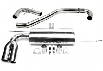 TA Technix Abgasanlage VW Golf V 1K – eingerollt, Edelstahl
