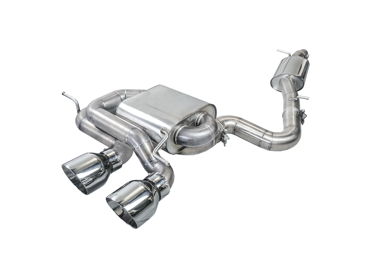 EGO-X Abgasanlage 3,5" VW Golf 5 R32, Golf 6 R  (mit ECE*)