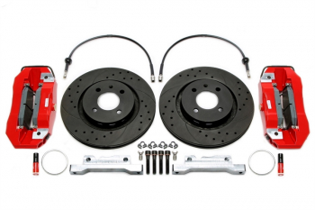 TA Technix 4-Kolben Bremsanlage-Upgrade Smart Fortwo/Forfour 453, rot