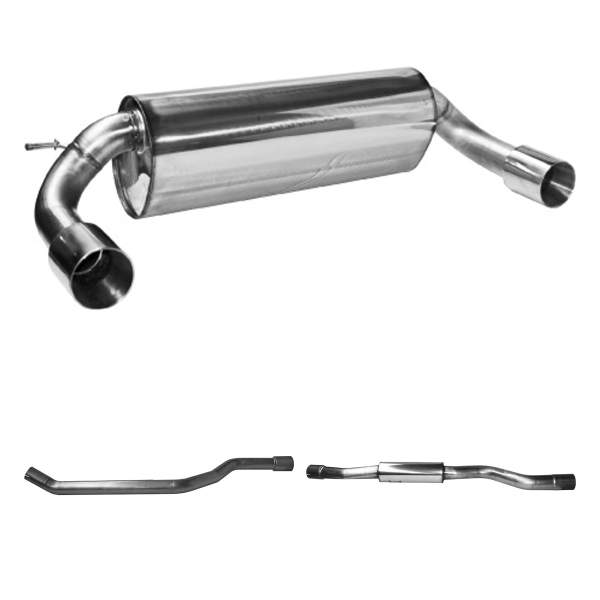 Bastuck Komplettanlage Twin – BMW 3er F30 / F31 3er F30/F31 1.6l Turbo