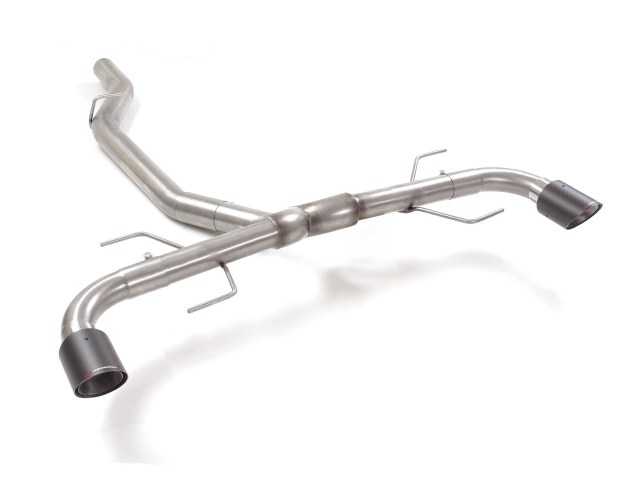 Endrohr-Set Alfa Romeo Giulia 2.0 Turbo 2x90mm Carbon Shot | Ragazzon